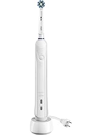 Oral-B White Pro 1000 Power Rechargeable Electric Toothbrush Powered by Braun
