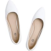 Rekayla Women's Flats Classic Pointed Toe Ballet Flats Shoes for Women Comfortable Slip On Dress Shoes for Work Office Casual Daily Wear Flat