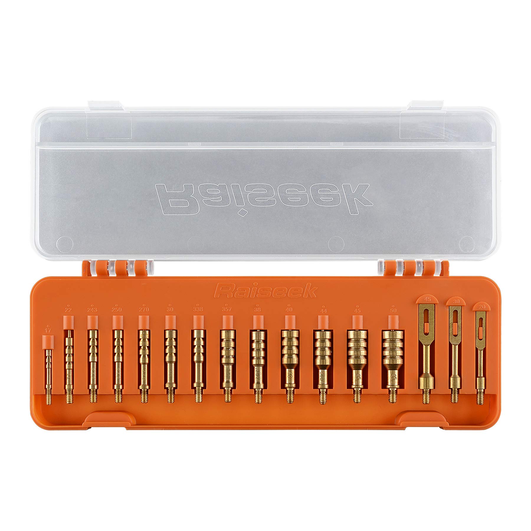 BOOSTEADY Gun Cleaning Jags Slotted Tip Patch Holder Kit for Handgun Rifle .17 .22/.223 .30 .357 .40 .45 Cal 5.56MM 7.62MM 9MM