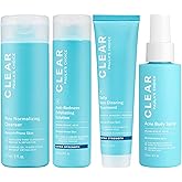 Paula’s Choice CLEAR Extra Strength Acne Kit + CLEAR Back & Body Spray, 4-Piece Kit to Treat & Prevent Severe Acne, Salicylic Acid (BHA) for Face & Body Acne and 5% Benzoyl Peroxide Treatment