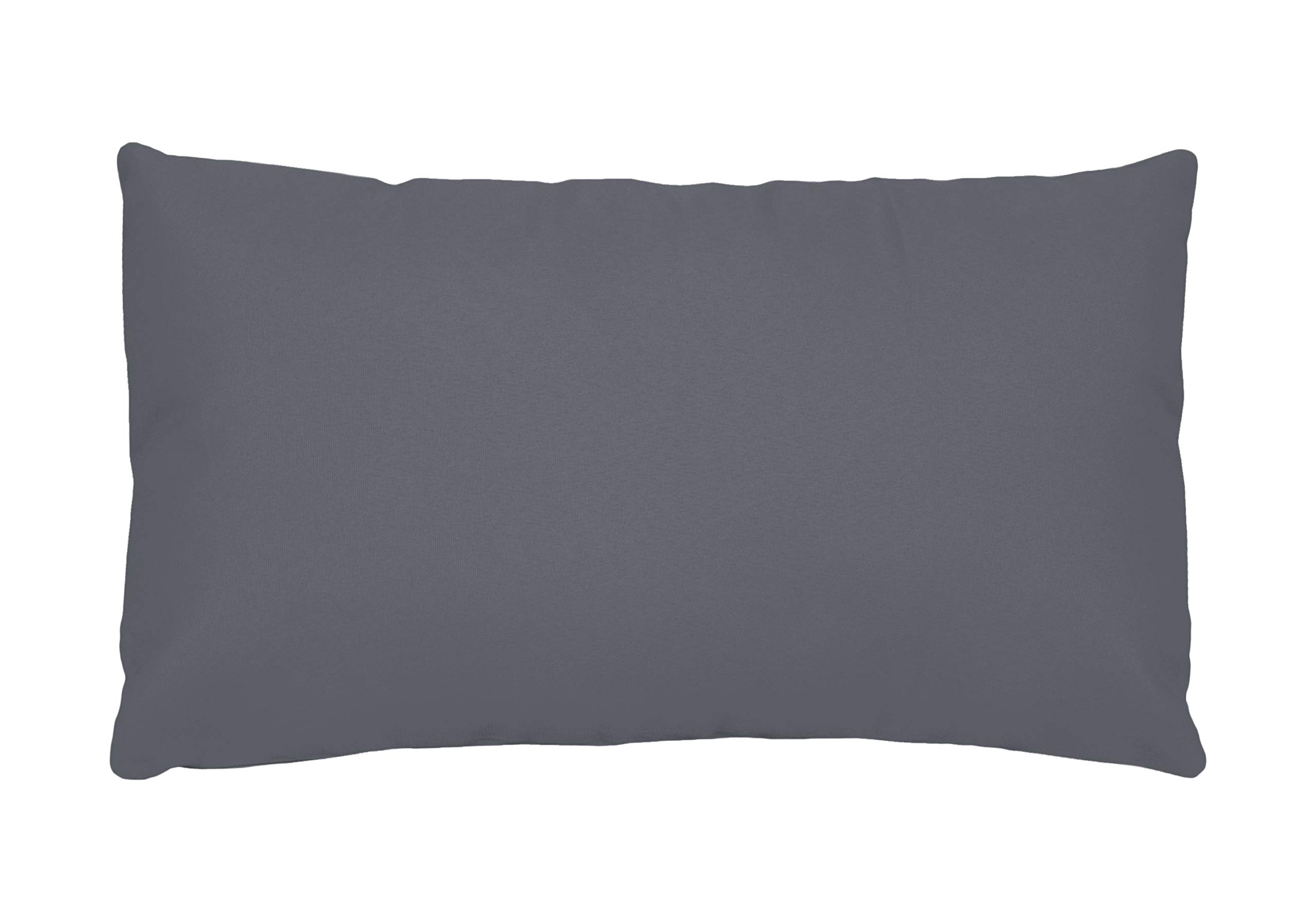LOVELY CASA T24820001 Alicia Pillowcase, 50 x 70, 100% cotton, anthracite, 50 x 70 cm