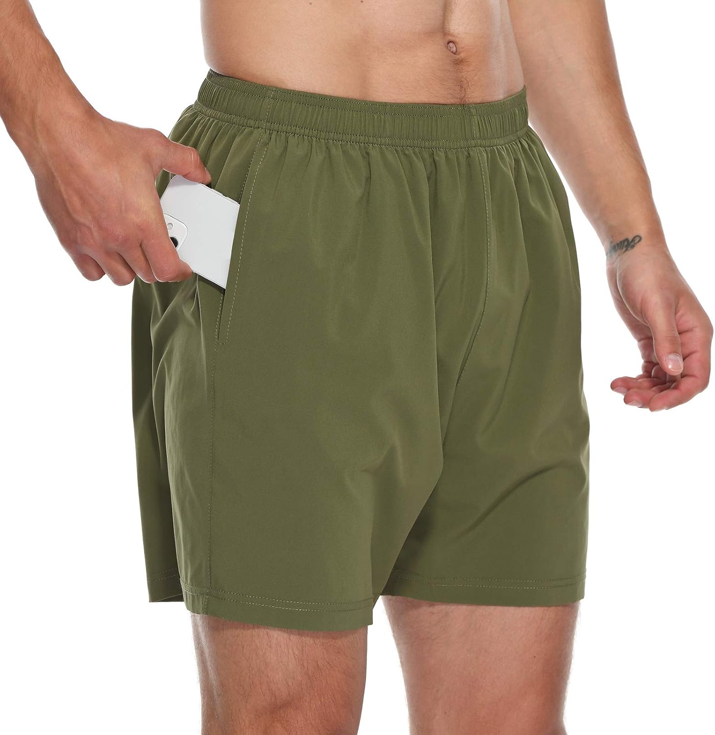 Relaude Fitness Men's 5 Inches Running Athletic Workout