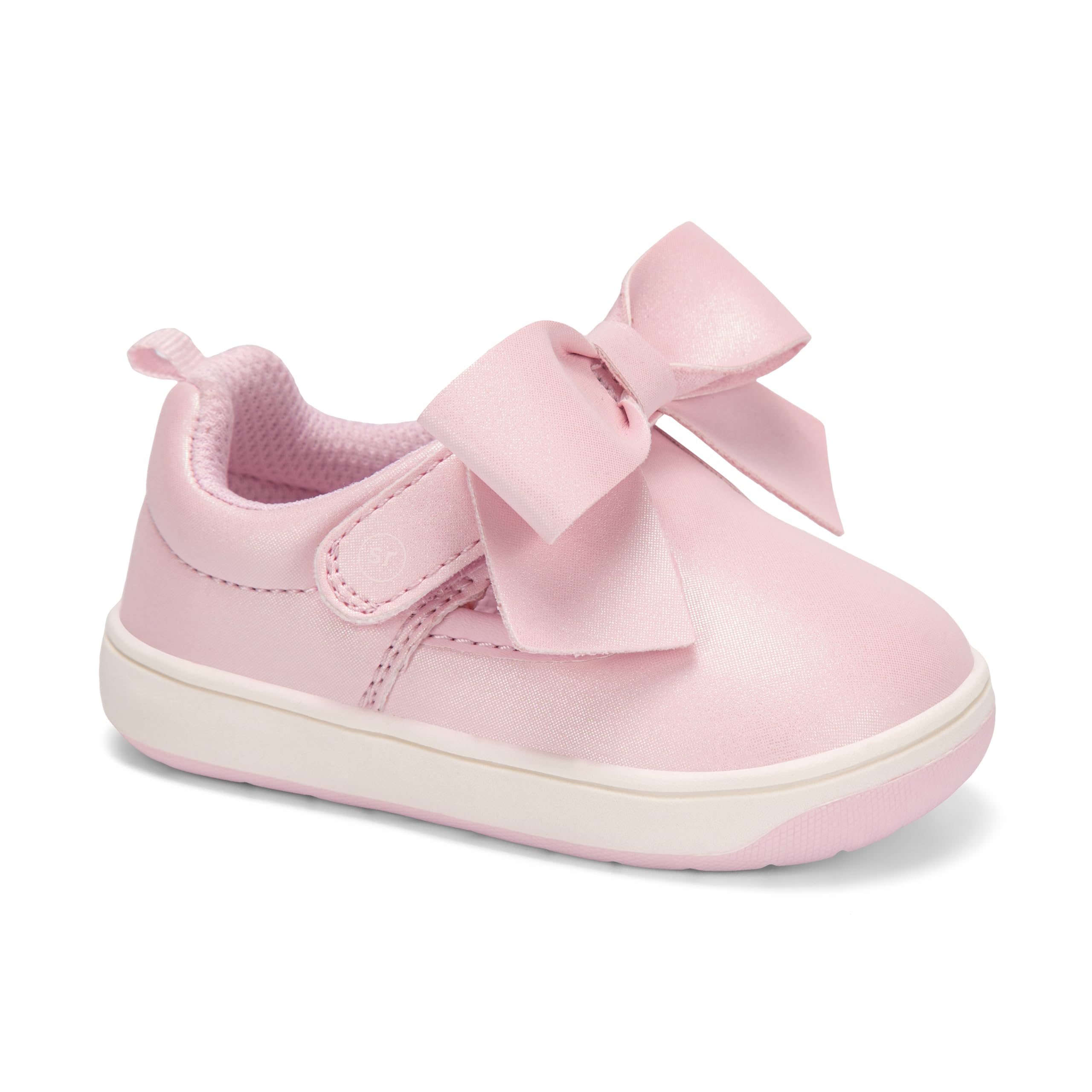 Stride Rite Kids Kamila (Infant/Toddler) First Walker Shoe, Pink Shimmer, 6 US Unisex Image