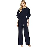 adrianna papell ruffle sleeve jumpsuit