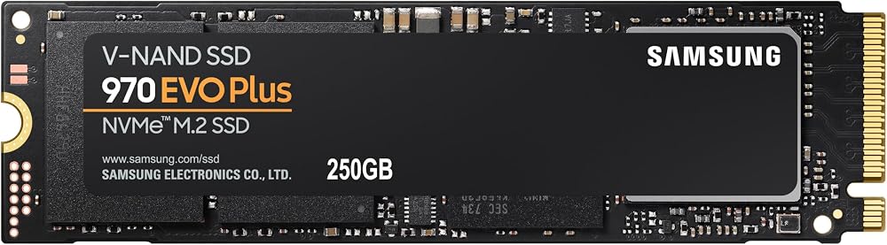 Samsung 970 EVO Plus 250 GB PCIe NVMe M.2 SSD MZ-V7S250BW