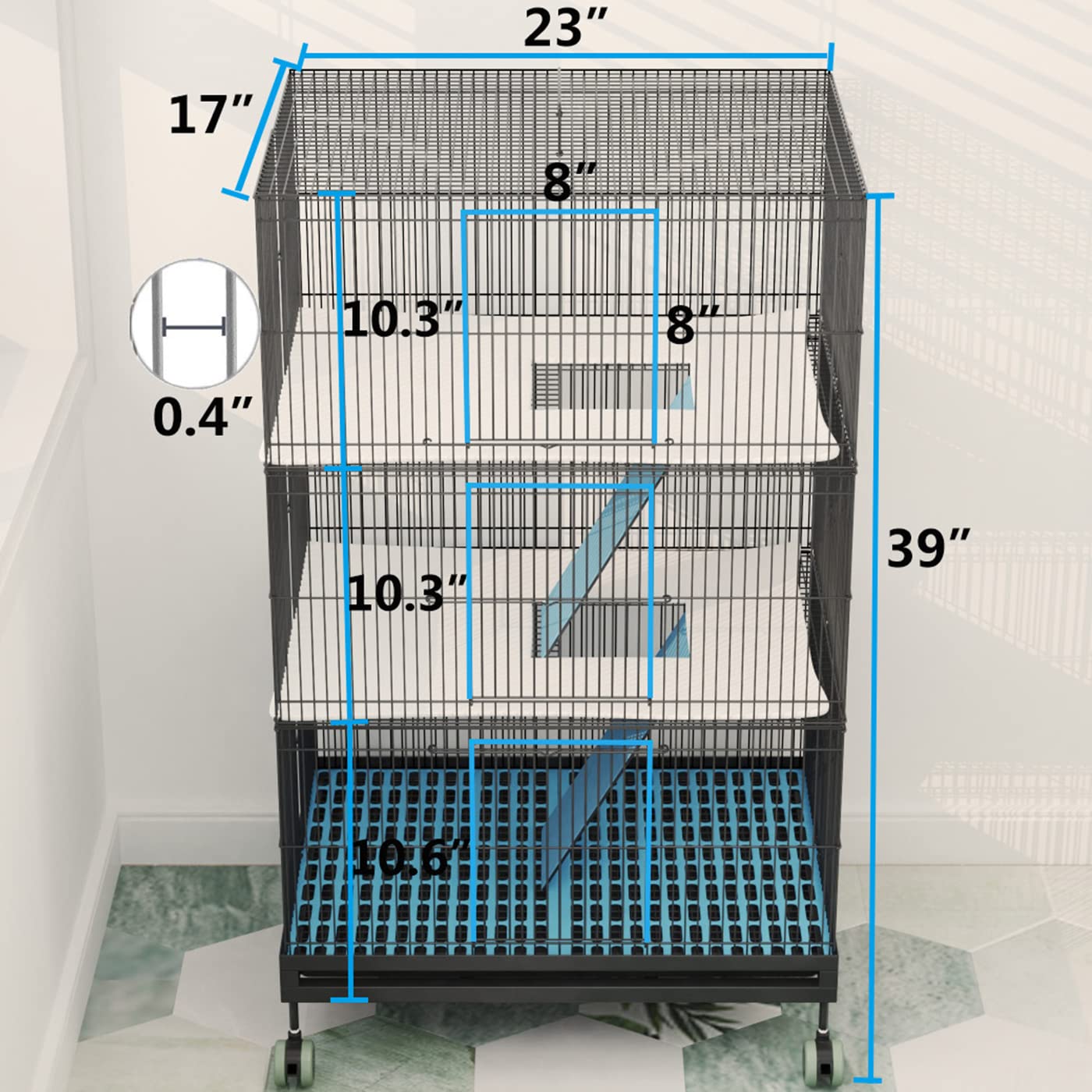 Photo inspiration: Visual Reference: Mua Kingbo 3 Tier Ferret Cage With 3 Front Doors