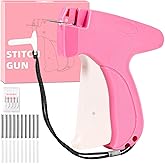 Stitch Gun for Clothes,Includes 6 Mini Needle,5000 Pcs Micro Fasteners(2500 White & 2500 Black) Stitch Gun,Quick Clothing Fixer,Stitchy Sewing Kit Tag Gun,Retail Tagging Gun for Clothing