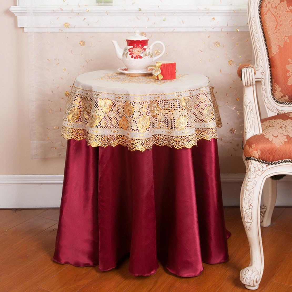 donfohy Printing hollow small round tablecloths, round tablecloths disposable tablecloth table cloth tablecloths, round tablecloths hollow, hollow tablecloth table cloth,