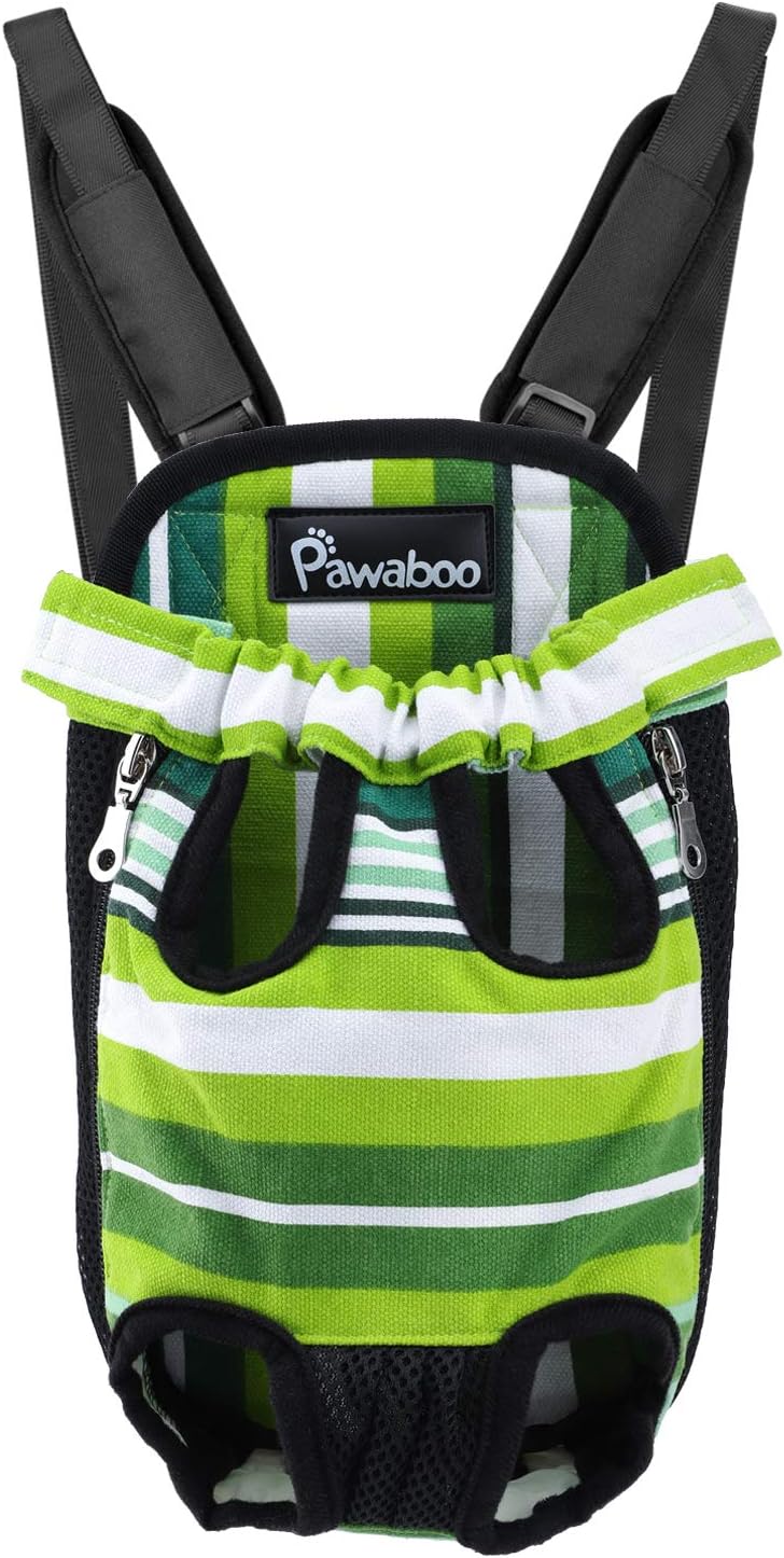 Pawaboo Pet Carrier Backpack, Adjustable Pet Front Cat Dog Carrier
