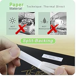 UNOKA Label Tape Replace for Dymo Label Maker