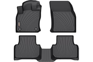Binmotor-All Weather Floor Mats for Volkswagen Taos AWD 2025 2024 2023 2022, Heavy Duty Car Floor Liners-Black for Taos Accessories