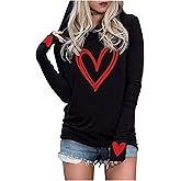 LANMERTREE Long Sleeve Gothic Hoodie for Women Live by The Sun Love by The Moon Hoodie Shirts Gothic Novelty Graphic T-Shirt
