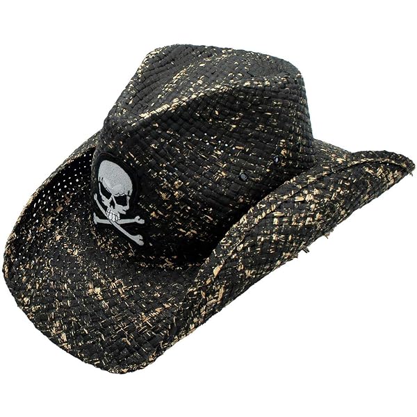 Peter Grimm Desperado lightweight BLACK raffia woven straw cowboy hat. Peter Grimm | Accessories | New Peter Grimm Desperado Black  main image 3