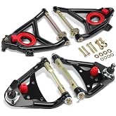 A-Premium 4Pc Front Upper &amp; Lower Tubular Control Arm Kit | Compatible with Chevy Impala 1958-1964 &amp; Bel Air &amp; Biscayne, Brookwood