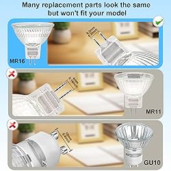 WeshLMPO MR16 Halogen Light Bulb 2 pin 50W