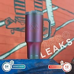 FAHRMOSIS 40 Oz Tumbler with Handle and Straw