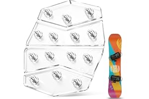 Enhon Snowboard Stomp Pad With Aluminum Spike, Enhanced Traction & Control Snowboard Practice Mat, Anti Slip Stomp Pads for Snowboarding, Christmas Present & Holiday Keepsake for Beginners