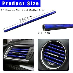 Kewucn 20 PCS Car Air Conditioner Vent Decorative