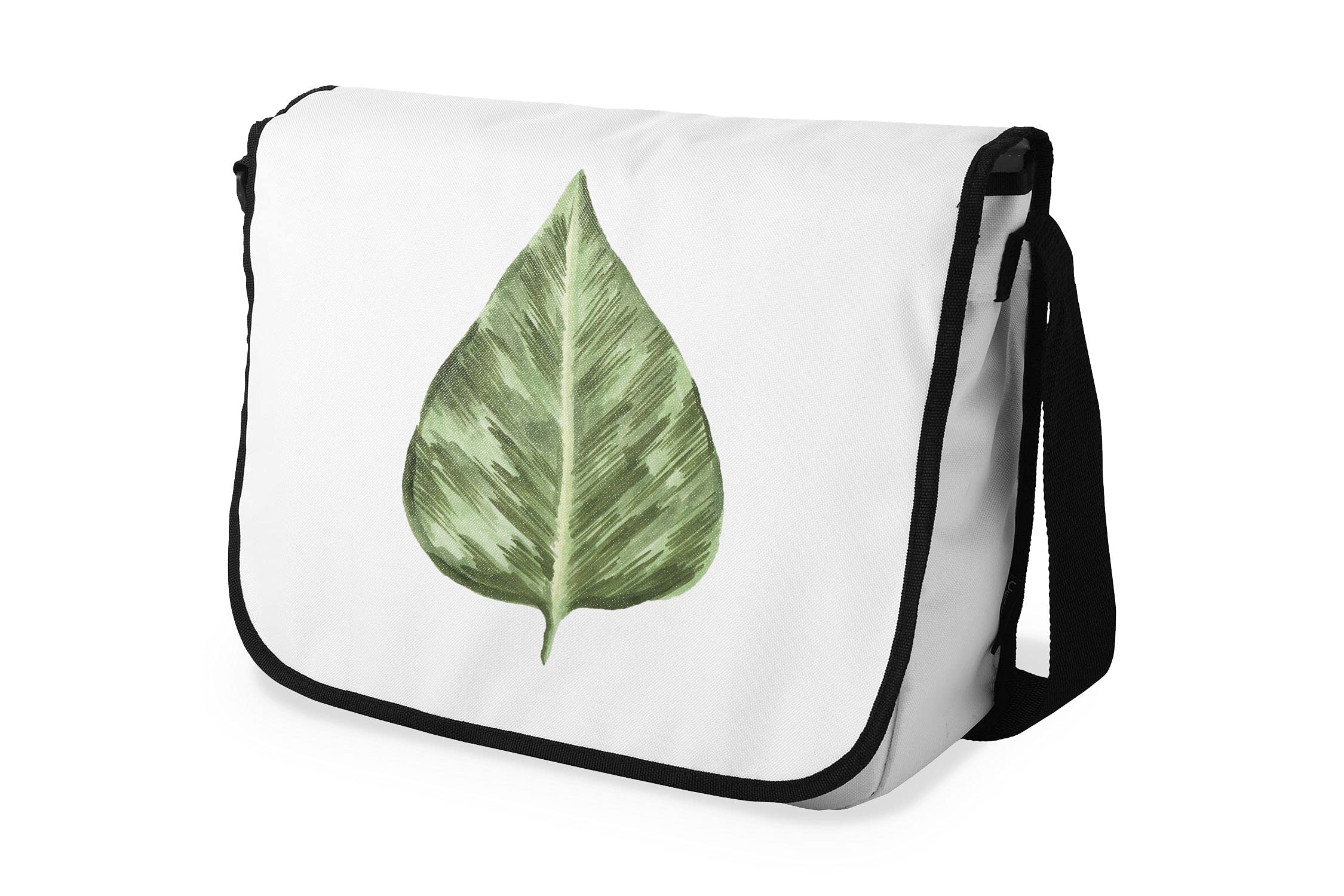 Bonamaison Digitally Printed Messenger School Bag with Black Strap for Students, Cross Body Bag, Courier Bag, Shoulder Bag for School, Back to School, Size: 29x36 Cm