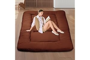 DPRRCX Japanese Floor Mattress,Roll Up Memory Foam Tatami Mat Easy to Store and Portable,Futon Mattress Suitable for Camping and Guest Room (Carbon, Twin (80" x 36"))