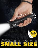 Maxesla LED Torch 2000 Lumens Zoomable Flashlight 5 Modes Water Resistant view 5