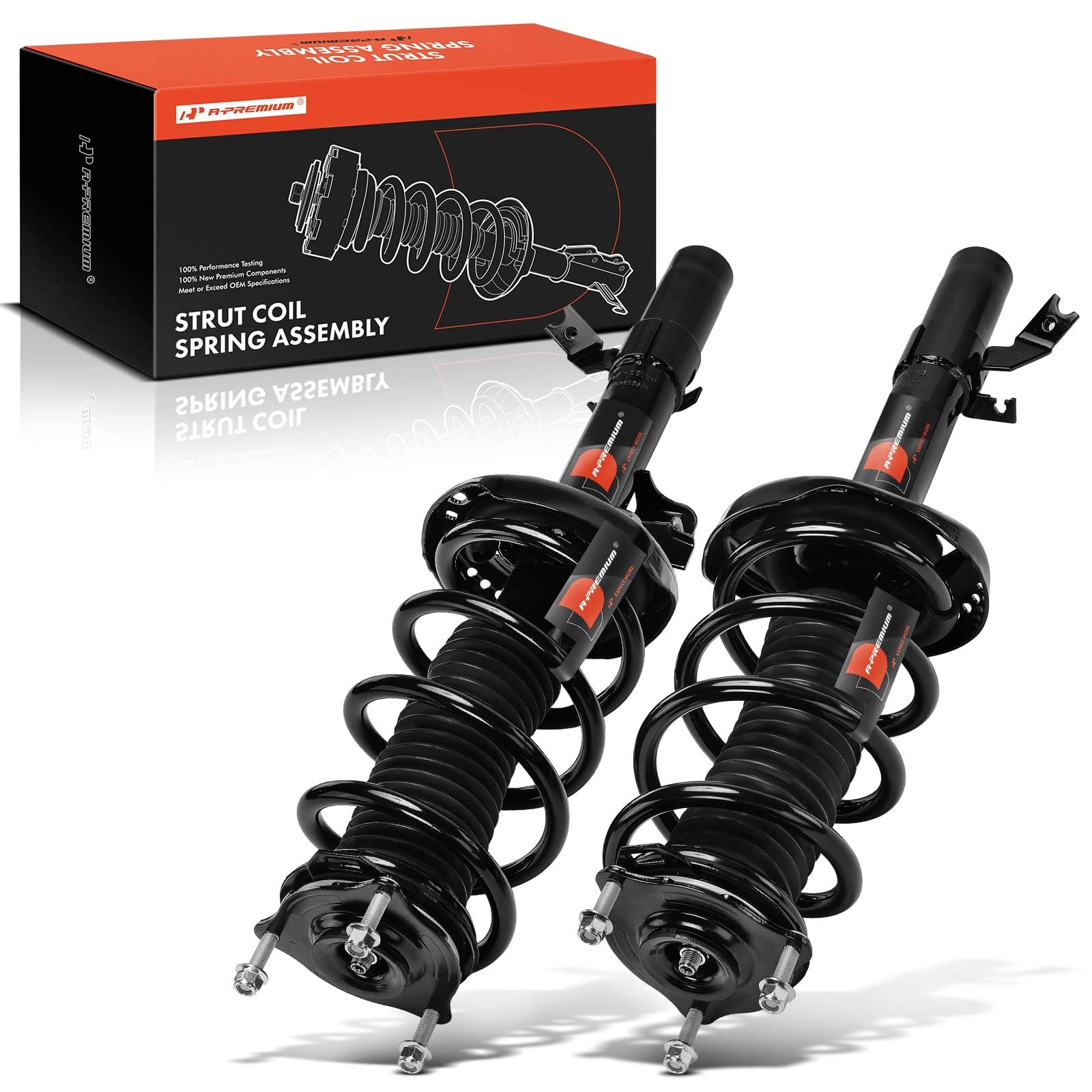 Photo 1 of A-Premium Front Pair (2) Complete Strut & Coil Spring Assembly Compatible with Honda Ridgeline 2017 2018 2019 2020, FWD, Driver and Passenger Side, Replace# 18920809