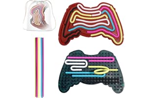 BBLYBD 2PCS Sensory Fidget Toys, Silicone Fidget Toy for Kids, Sensory Activity Board, Stress, Anxiety, ADHD & Autism, Silent, No Mess, Kids & Adults, Includes Portable Travel Bag & 24