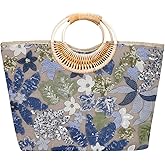 Sister Amy® Elegant Sequin-Embroidered Woven Tote Bag - Stylish Summer Beach Shoulder Handbag for Women's Vacation Essentials