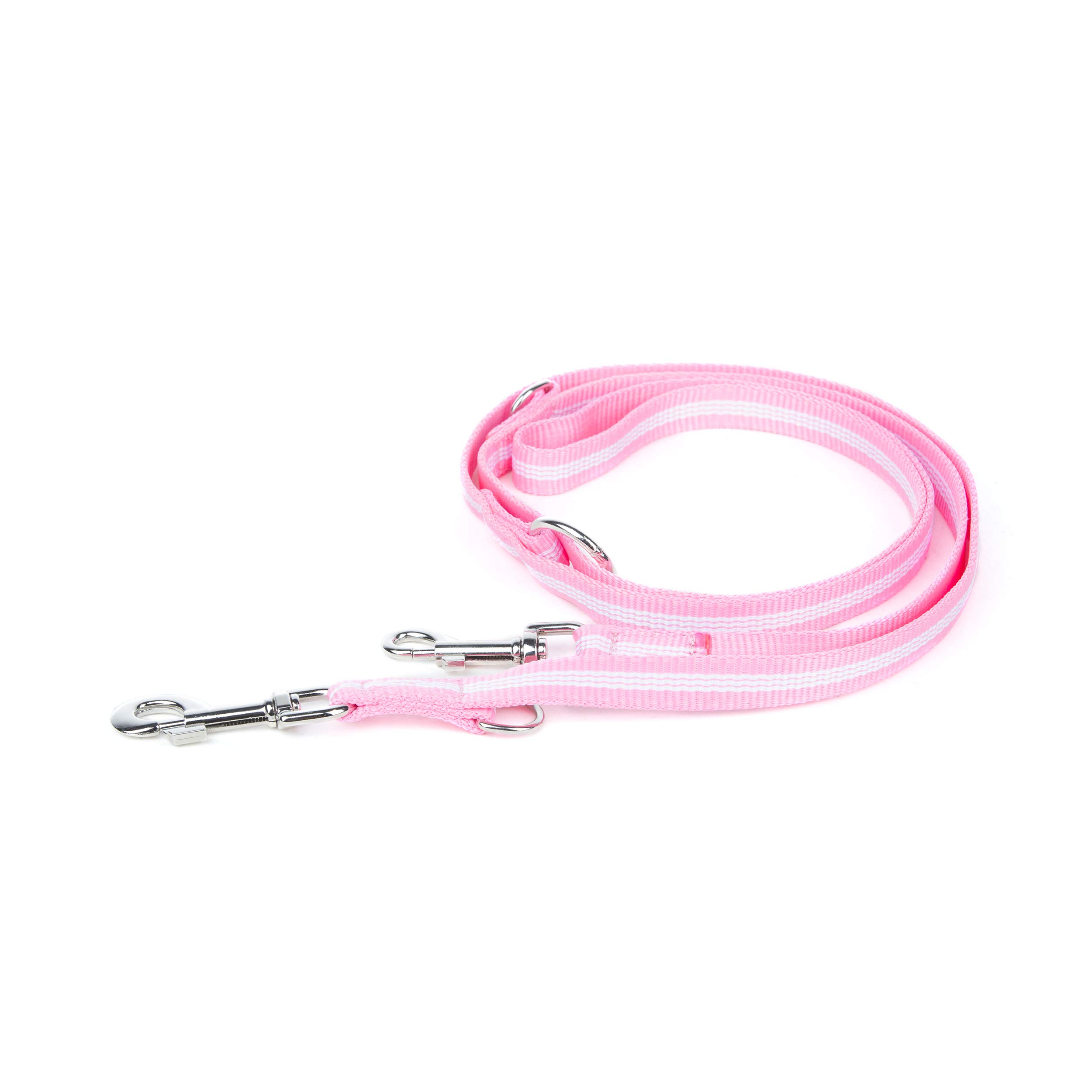 IDC Tubular Webbing Adjustable Leash, 19 mm x 2.2 m, Pink