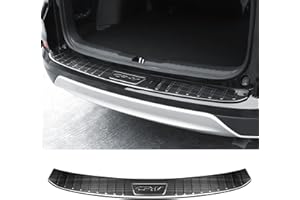 Bercicci Exterior Rear Bumper Protector for Honda CRV 2015 2016 Accessories Stainless Steel Rear Bumper Guard Trunk Sill Protector (Black Brushed)