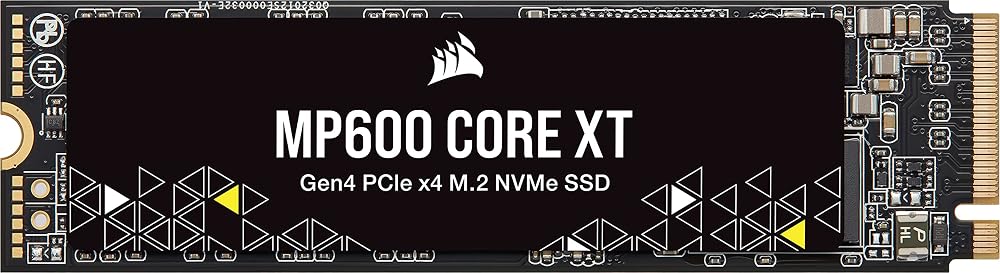 Corsair MP600 CORE XT 1TB PCIe Gen4 x4 NVMe M.2 SSD 5000MB/s DirectStorage