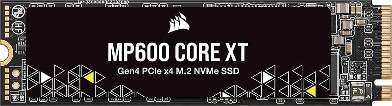 Corsair MP600 CORE XT 1TB PCIe Gen4 x4 NVMe M.2 SSD 5000MB/s DirectStorage