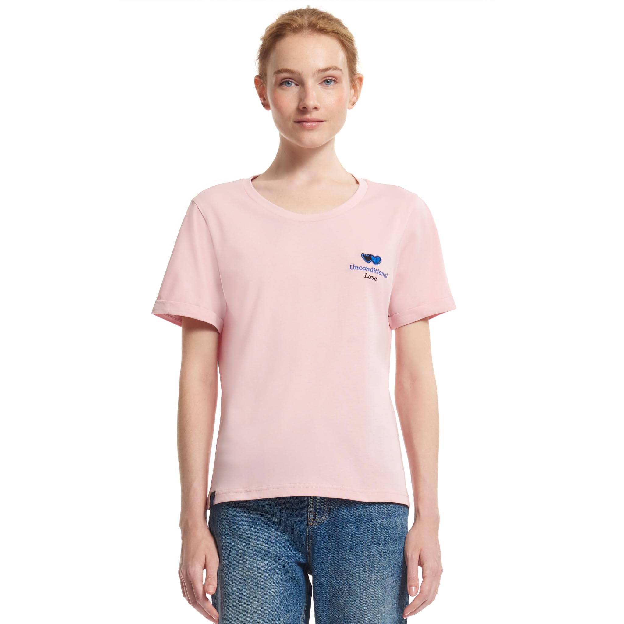 FC Internazionale Milano S.p.A. Inter-T-Shirt Embroidery Unisex-Adulto Adult, Pink, S