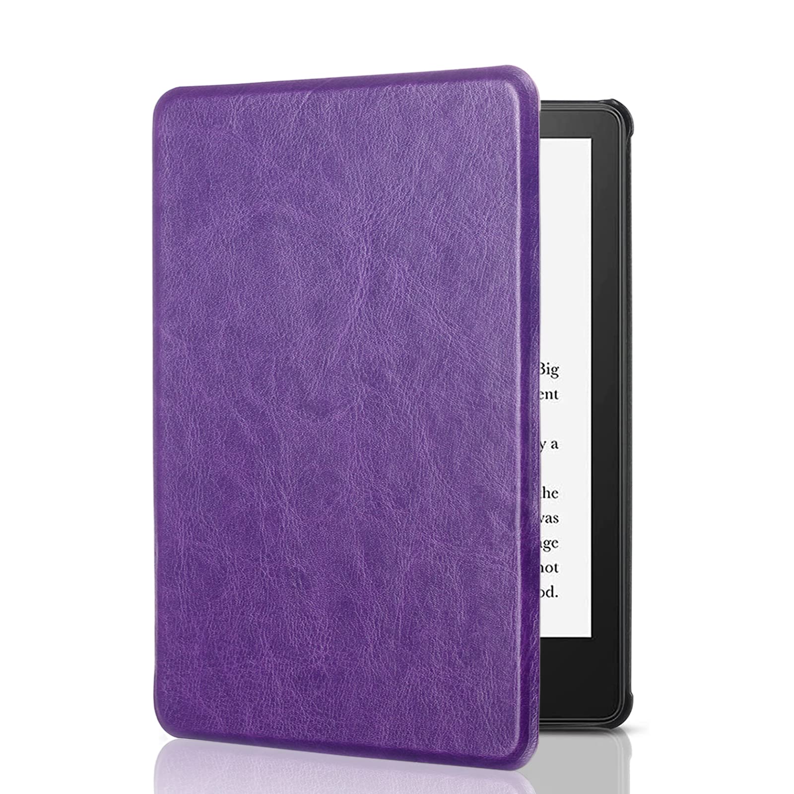 SCSVPN Case for Kindle Paperwhite - All New Lightweight PU Leather Smart Cover with Hand Strap, Auto Wake/Sleep for 6.8'' Kindle Paperwhite 11th Generation or Signature Edition 2021 Released, Purple