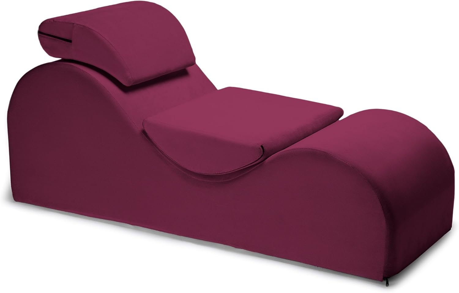 Liberator Esse Lounge Chair, Merlot Velvish Health