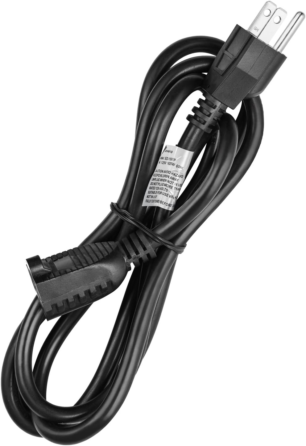 Aurum Cables 6 Ft Power Extension Cord - Electrical Power Cord - 16AWG Power Extension Cable Cord - SJTW NEMA 5-15P to NEMA 5-15R - ETL Listed - 3 Pack (6 Feet - 3 PK): Home Audio & Theater