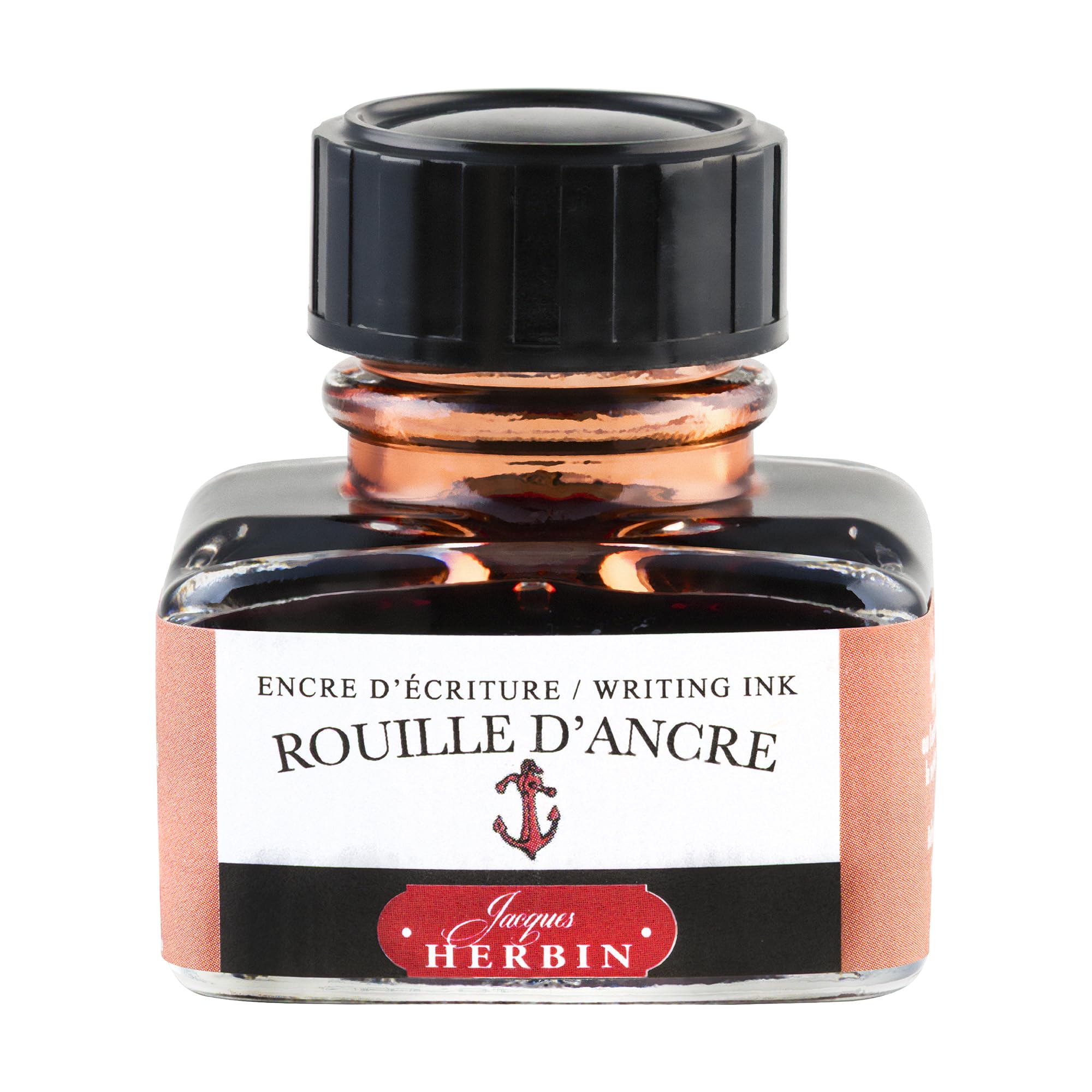 Jacques Herbin 13058T - One 30 ml Bottle of Ink for Fountain pens and Roller pens, Rouille d'ancre/Anchor Rust - Made in France - Calligraphy Writing — image 1