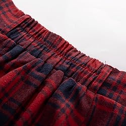 Belle Poque Red Plaid Skirt Mini A line Christmas