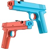 PAWDIARY Switch 2 Girps Accessories for Switch Shooting Game, [2 Pack] Hand Girps for Nintendo Switch 2 Left & Right Controller Handle, Immersive Hunting Game Accessoroy kit 2025 (Blue&Red)