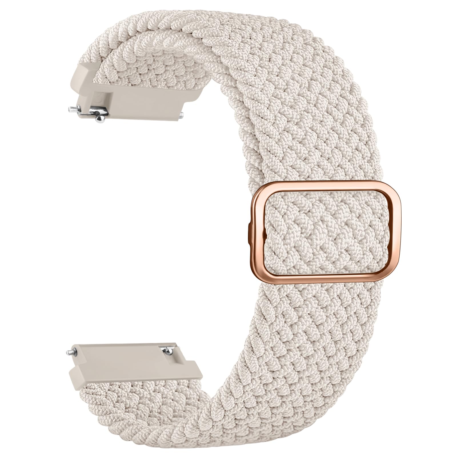 Elastic Strap, 20mm Soft Elastic Nylon Watch Bands for Garmin Vivoactive 5/Vivomove 3/Forerunner 245/645 Music (Z-Starlight)