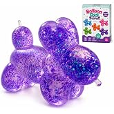 Tibberly Balloon Dog Squishy Toy, Glitter Sensory Fidget Toy | Soft &amp; Squeezable, Sparkling Glitter, Cute Balloon Dog Design, Sensory Fidget Fun, Party Favor, Birthday Gift