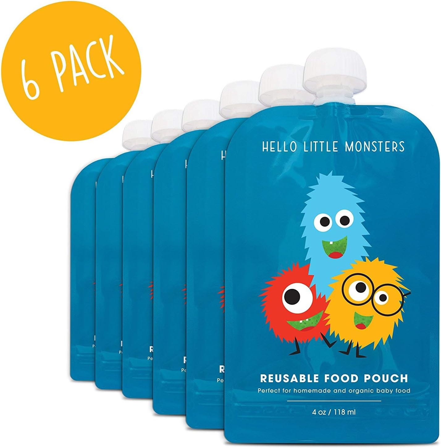 reusable weaning pouches