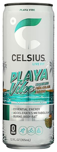 CELSIUS 12OZ SS – PLAYA VIBE
