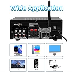 Amplifier Audio 800W, Home Stereo Amplifier with