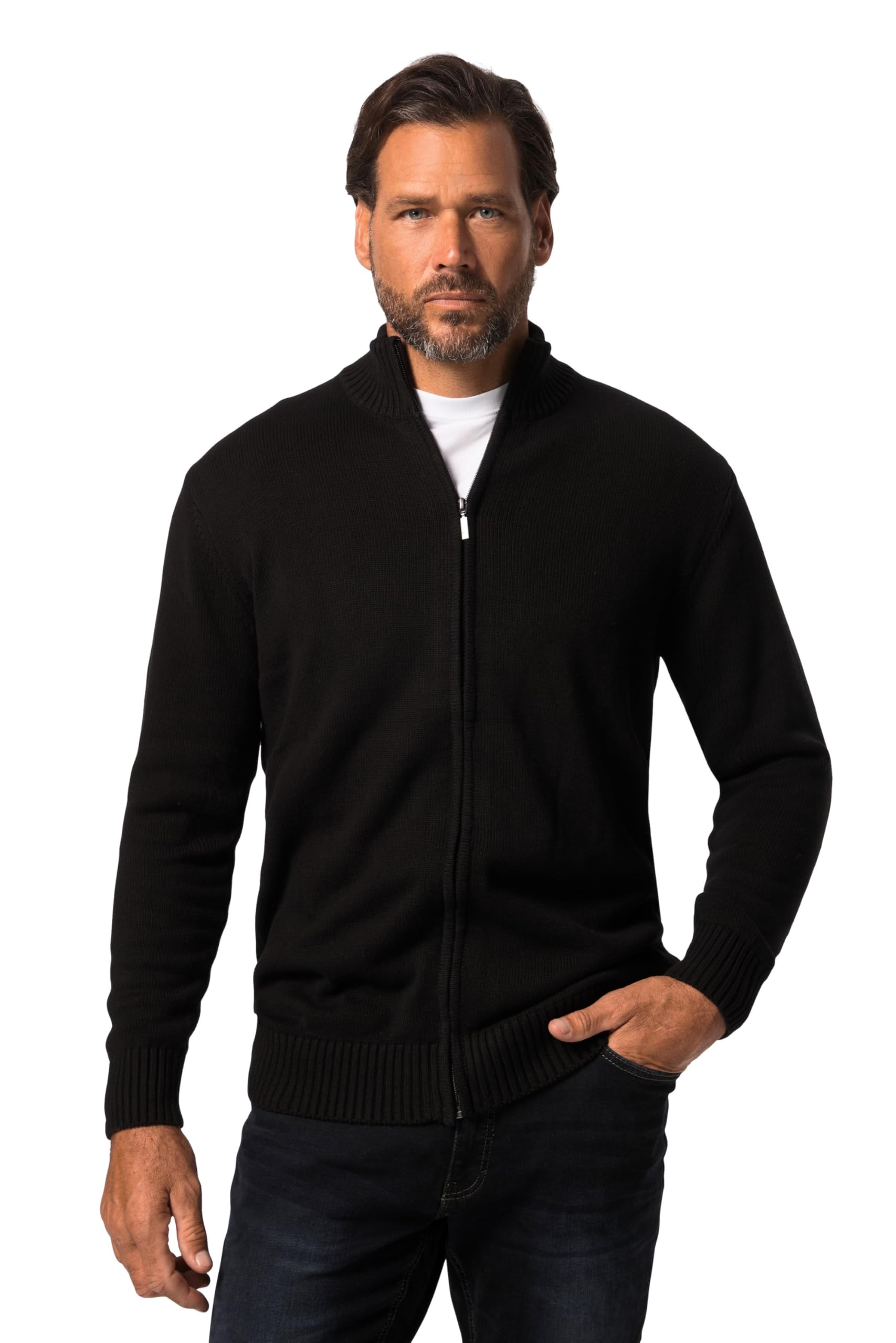 JP 1880 Men's 4062479294539 Jacket, Black, L