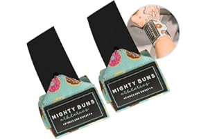 MIGHTY BUNS Wrist Wrap for Weightlifting, Wrist Support for Powerlifting Competition, Strength Training and Bodybuilding - Premium Wrist Wraps for Men & Women - Gym Wrist Protection for Everyday Use - Mint