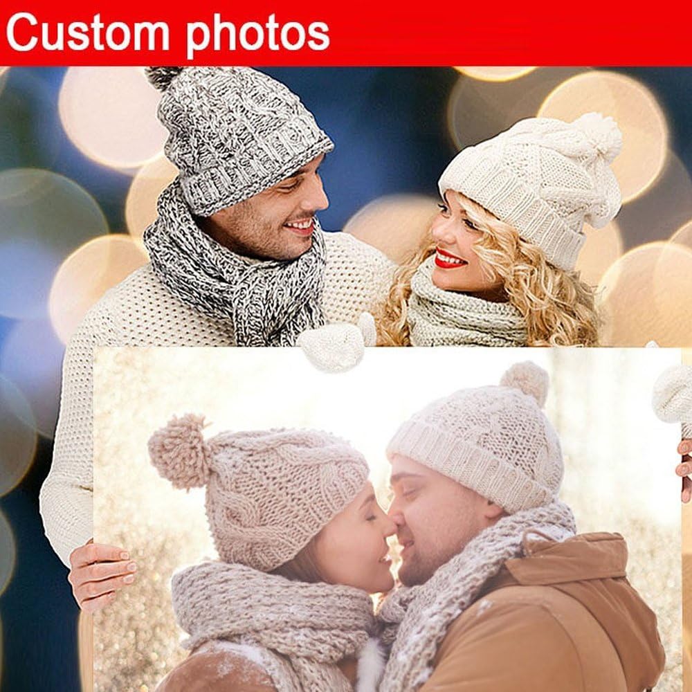 Panicy Personalised 5D DIY Diamond Painting Private Custom Photo Custom Make Your Own Diamond Painting Full Drill Diamond Rhinestone Embroidery Decoration Gifts