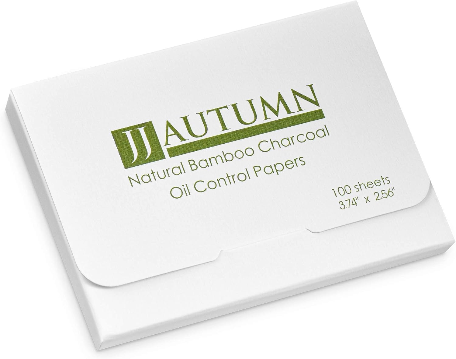 JJ Autumn Natural Bamboo Charcoal Oil Absorbing Tissues - Easy Carry and Take Out Design - Premium Face Oil Blotting Paper (3 - Pack): Office Products