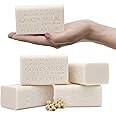 Australian Botanical Goats Milk Soap with Soya Bean 6.6 OZ Luxury Soap Bars Enriched Shea Butter, Luxury Face, Hand and Body Bars Suitable for All Skin Types, Pack of 4
