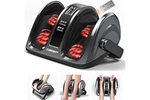 CARESKYpro Shiatsu Foot Massager with Heat, FSA Store Eligible Items, 3-Heating for Circulation and Pain Relief, Deep Kneading Rolling for Calf-Feet-Arm Relaxation, Plantar Fasciitis, Neuropathy
